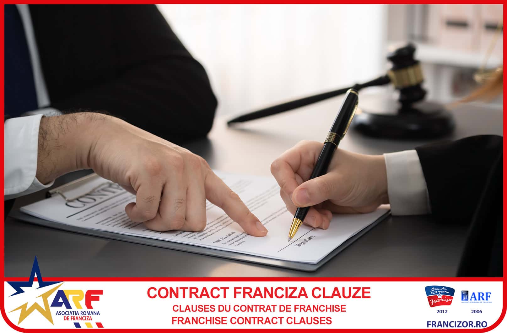 Contract franciza clauze
