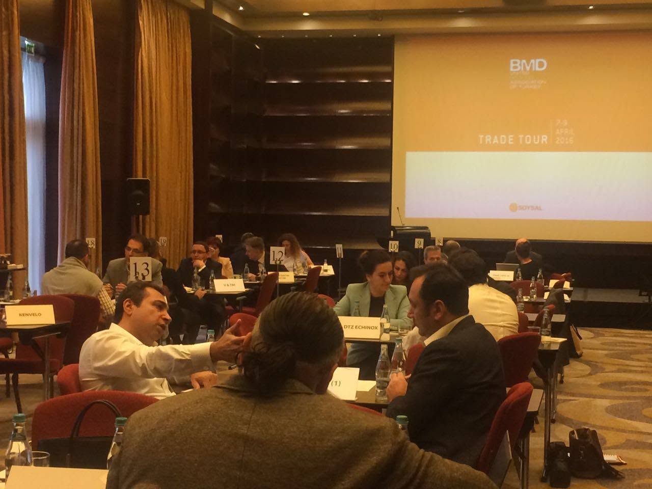 Sesiune de întâlniri profesionale B2B «Trade Tour», 7–9 aprilie 2016, context BMD / Turcia