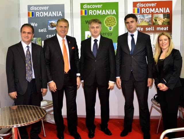 Reprezentanți la standul Discover Romania, expoziție internațională de franciză, Turcia, 2019