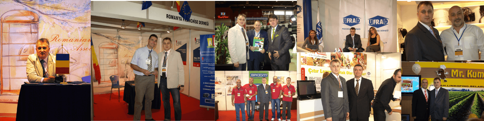 Pavilionul României organizat de Asociația Română de Franciză la Expoziția Internațională de Franciză din Istanbul, 2011.